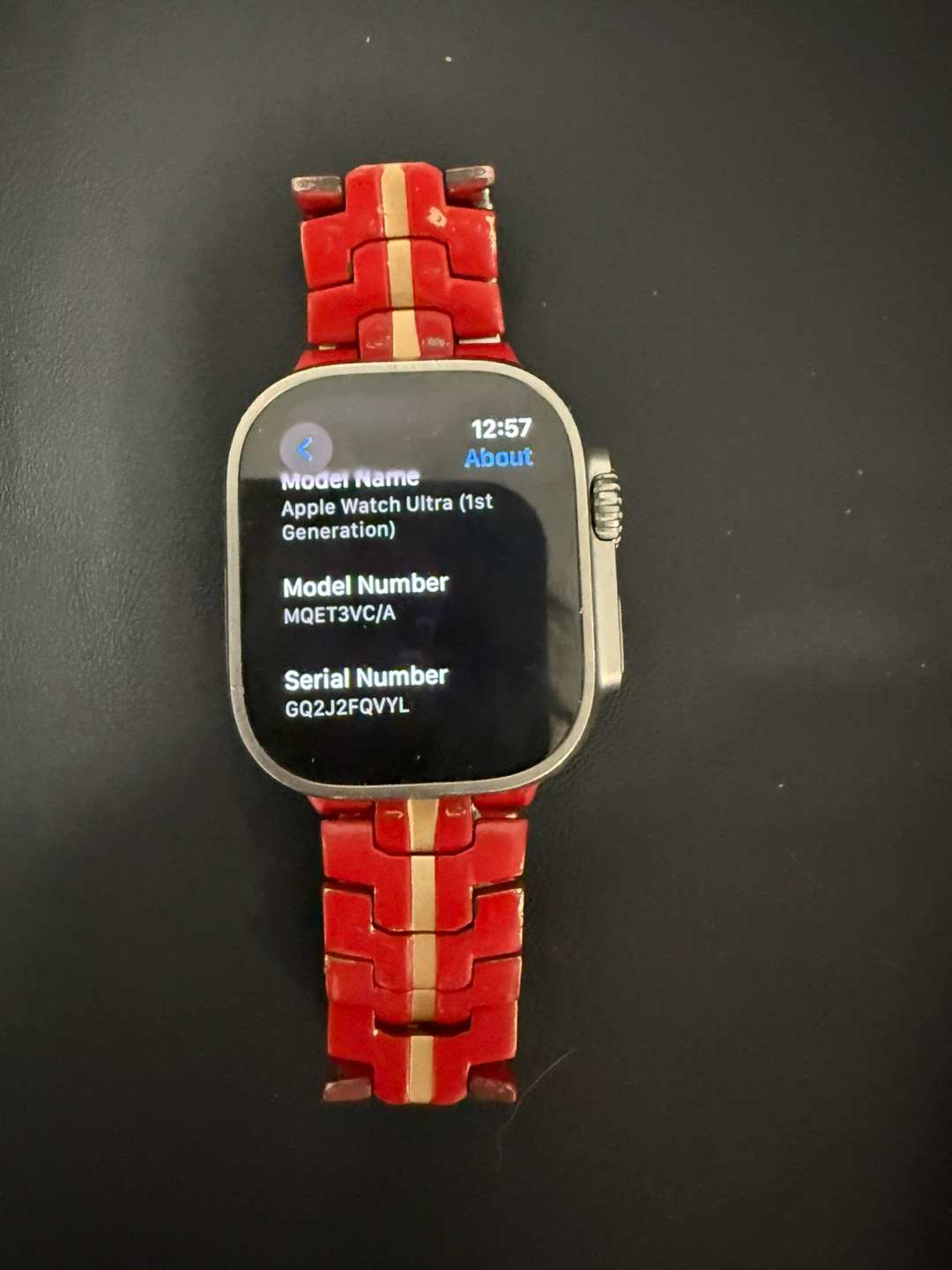 Apple Watch Ultra (1st Gen) Red Band - photo 4