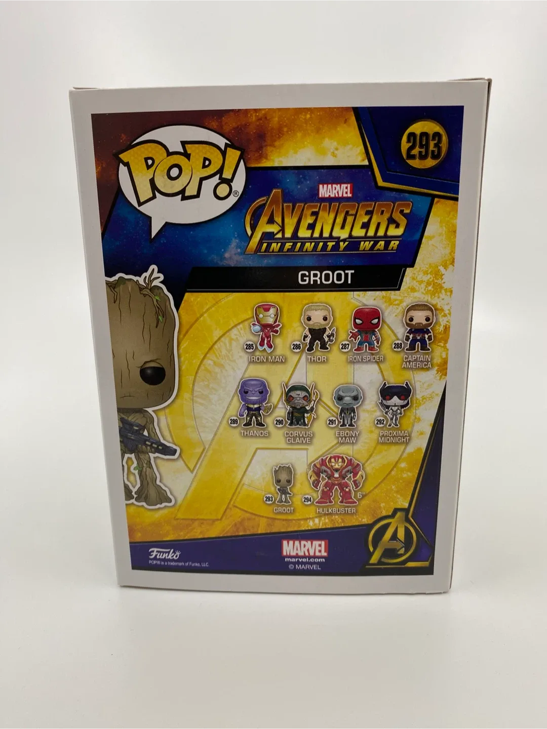 Funko Pop Marvel Groot #293 image indicator(3)
