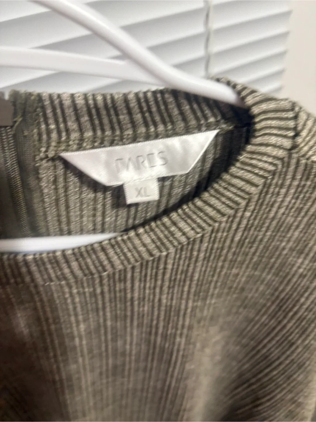 Dares XL Olive Green Ribbed Dress