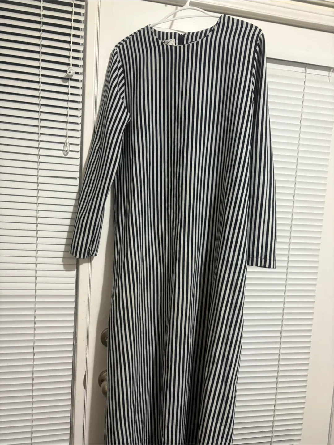 NADIDE Striped Long Sleeve Dress - Size 46