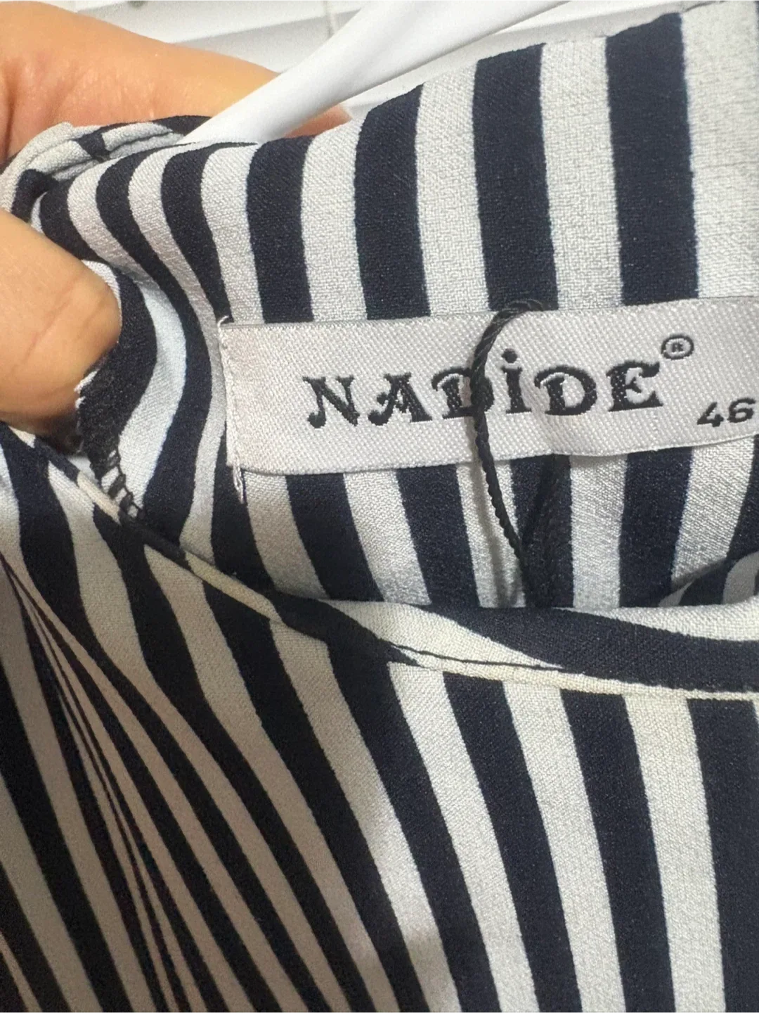 NADIDE Striped Long Sleeve Dress - Size 46 image indicator(2)