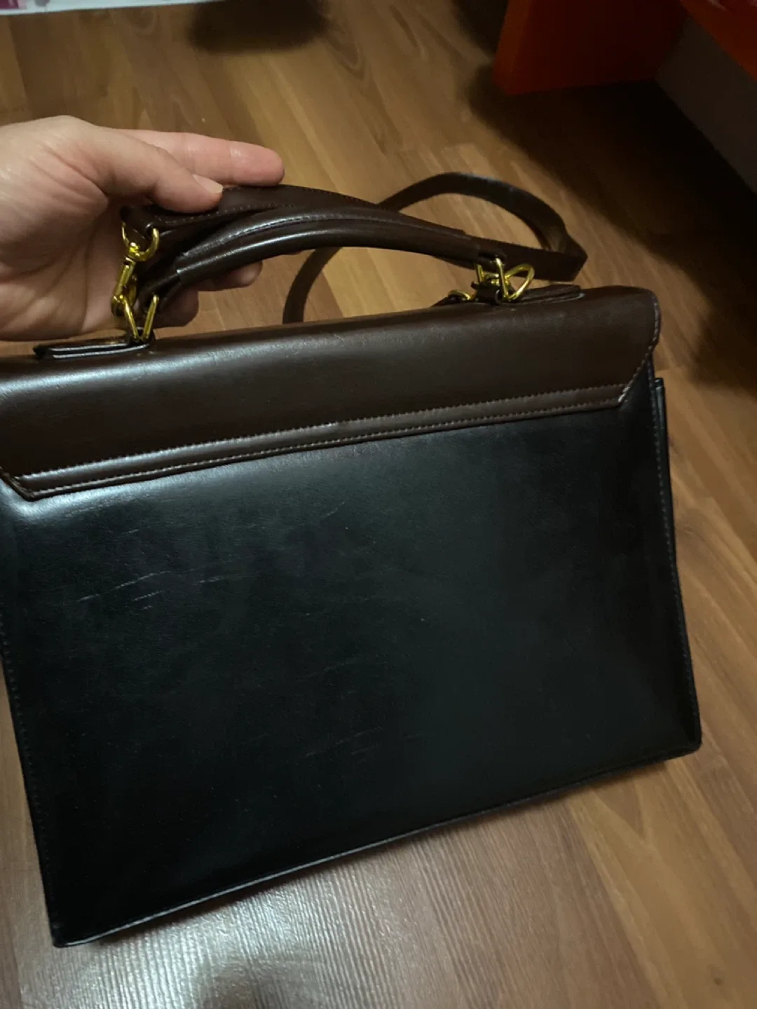 Vintage Two-Tone Handbag image indicator(6)