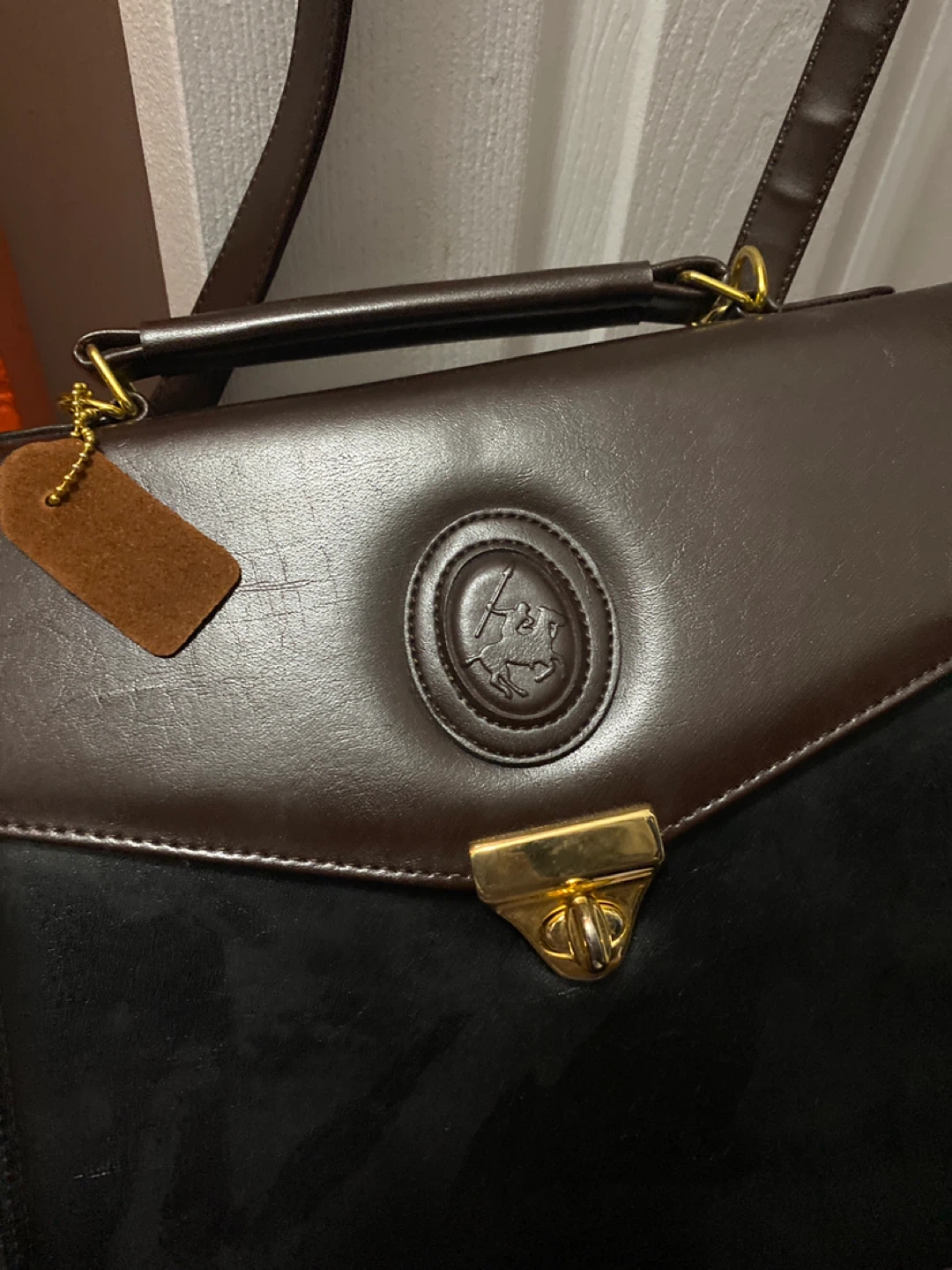 Vintage Two-Tone Handbag - photo 3
