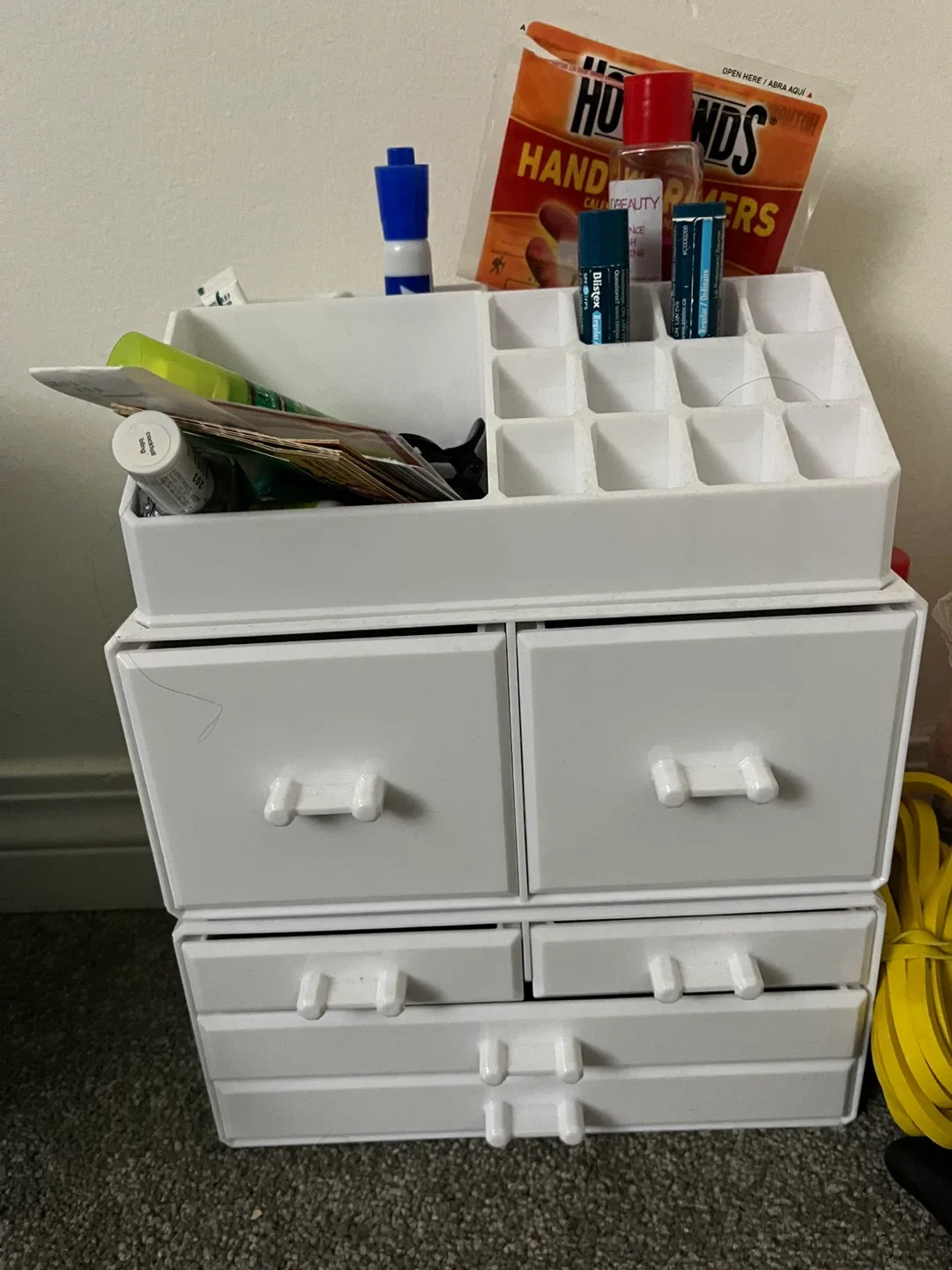 Makeup Cosmetic Organizer - White image indicator(3)