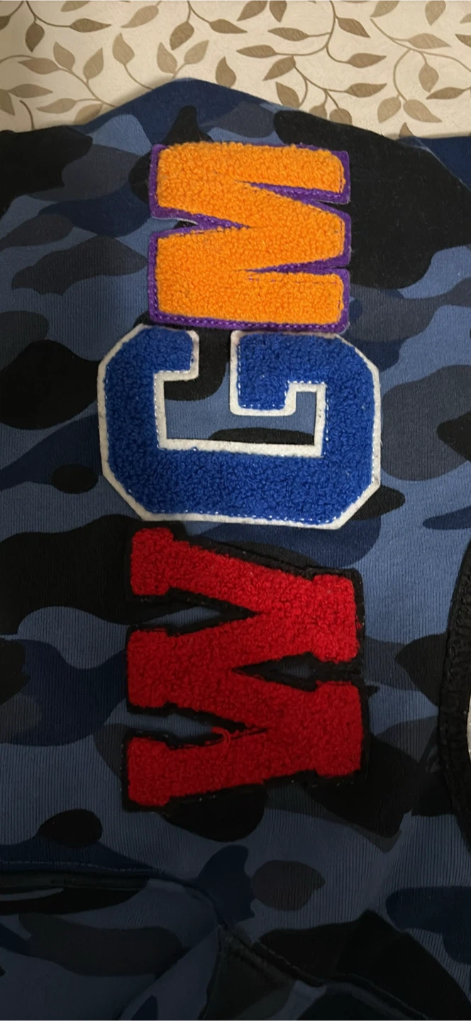 A Bathing Ape BAPE Camo Full Zip Hoodie - Size M - photo 3