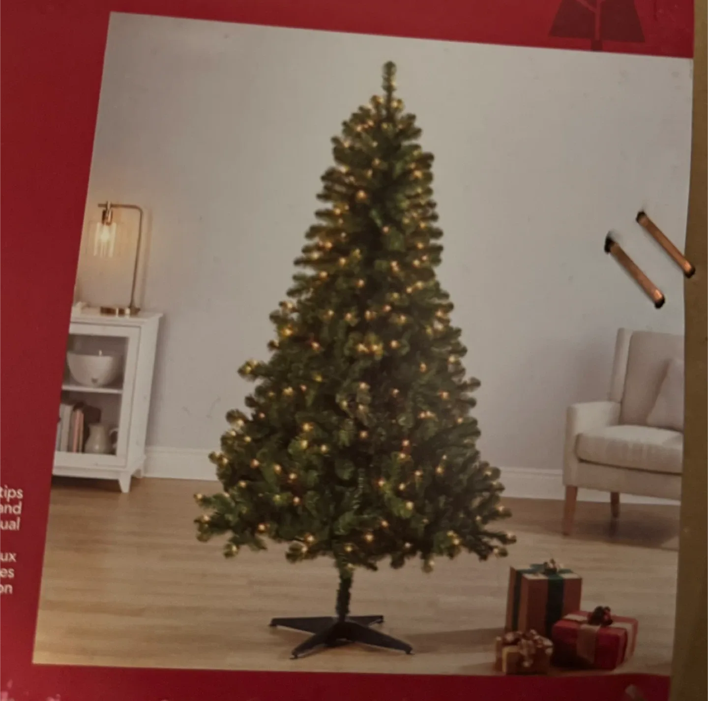 For Living Inglis 6 1/2' Christmas Tree w/ Ikea Ornaments image indicator(3)