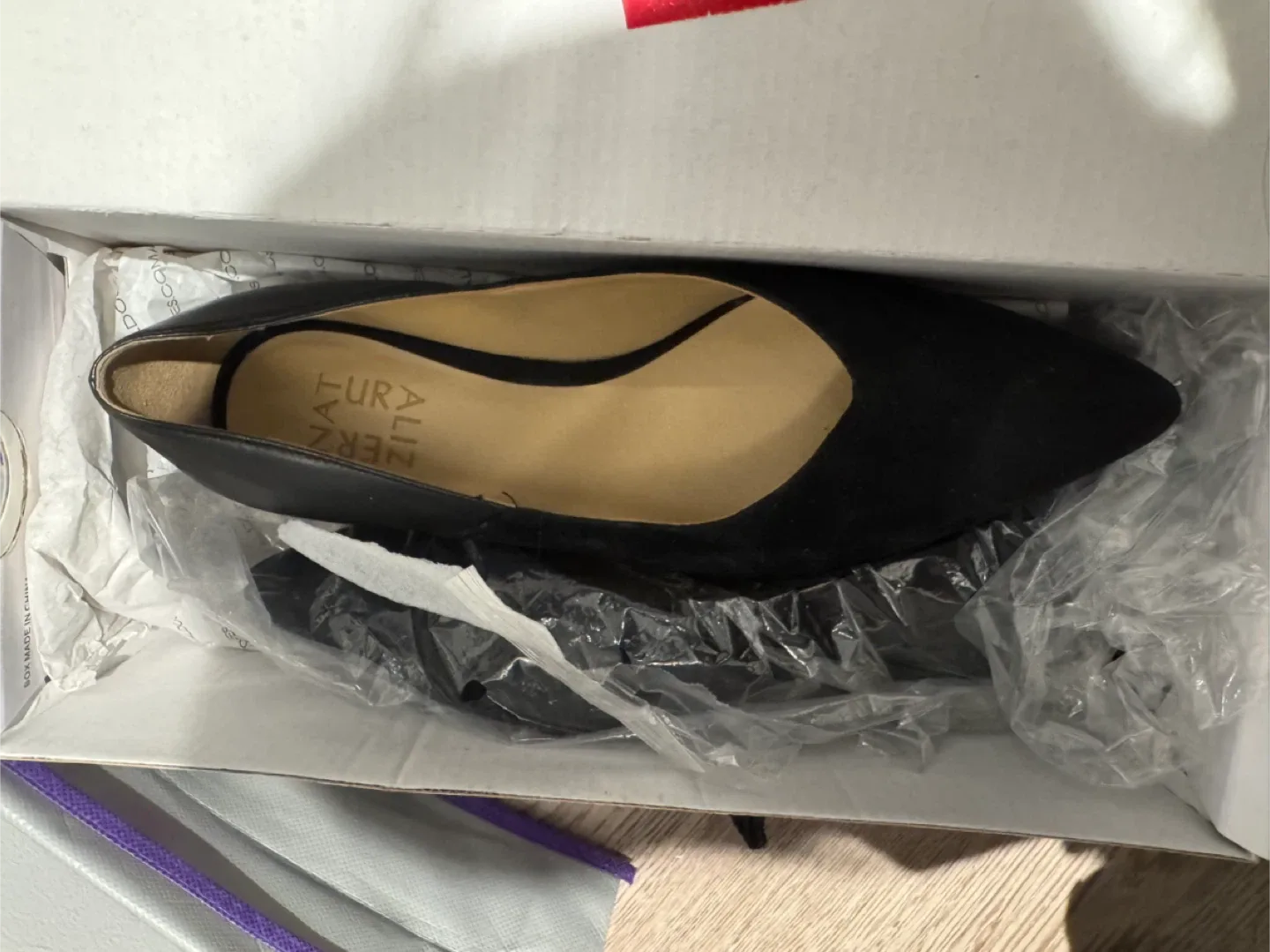 Naturalizer Black Flats size 7 thumbnail