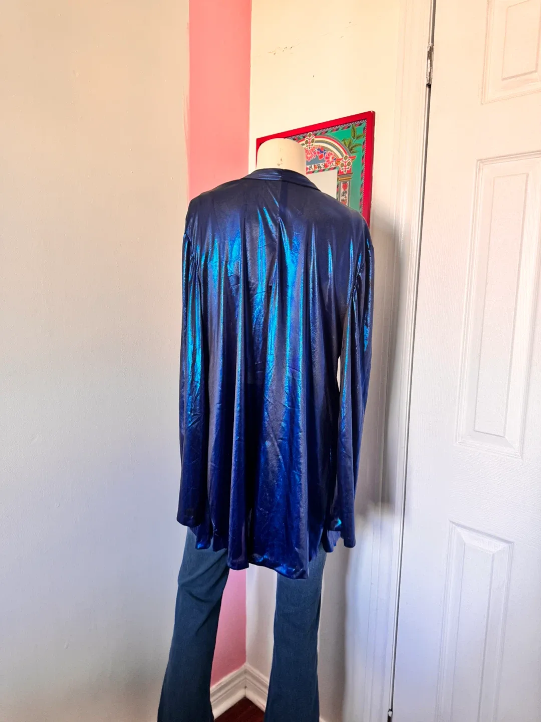 Shimmery Blue Cardigan image indicator(4)