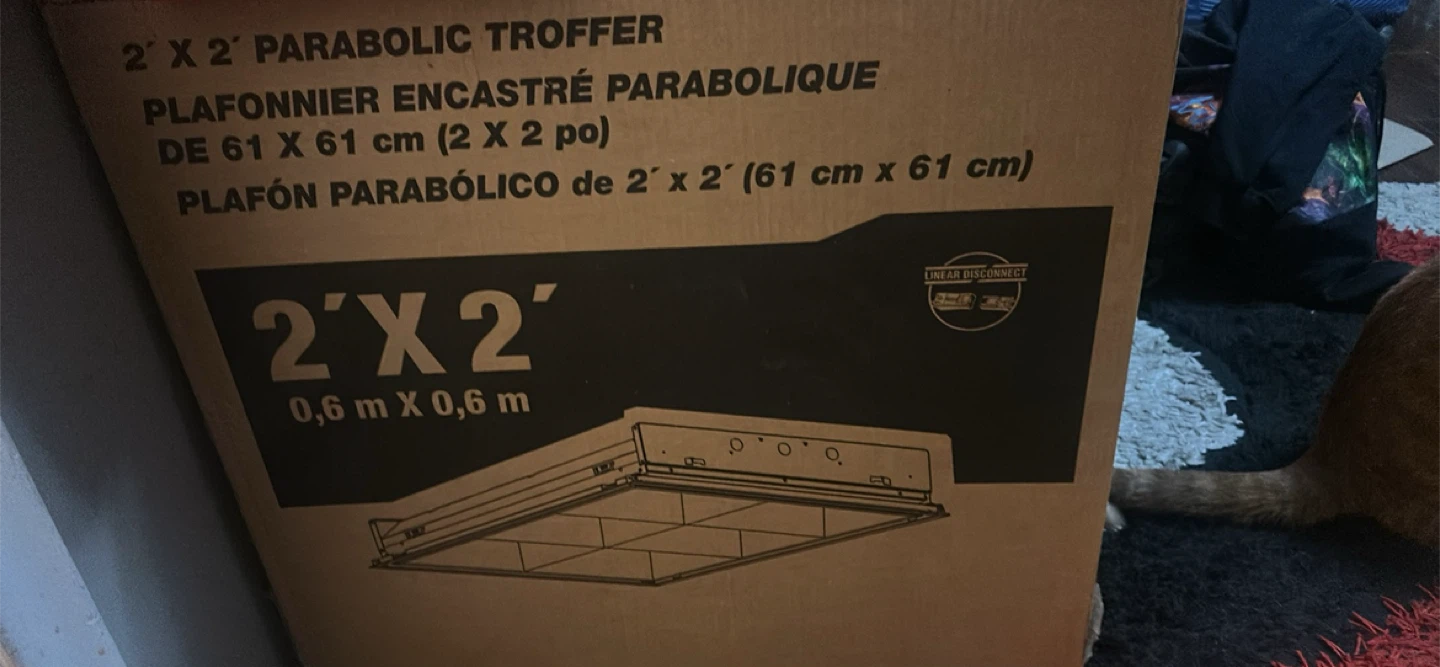 2' x 2' Parabolic Troffer - New in Box