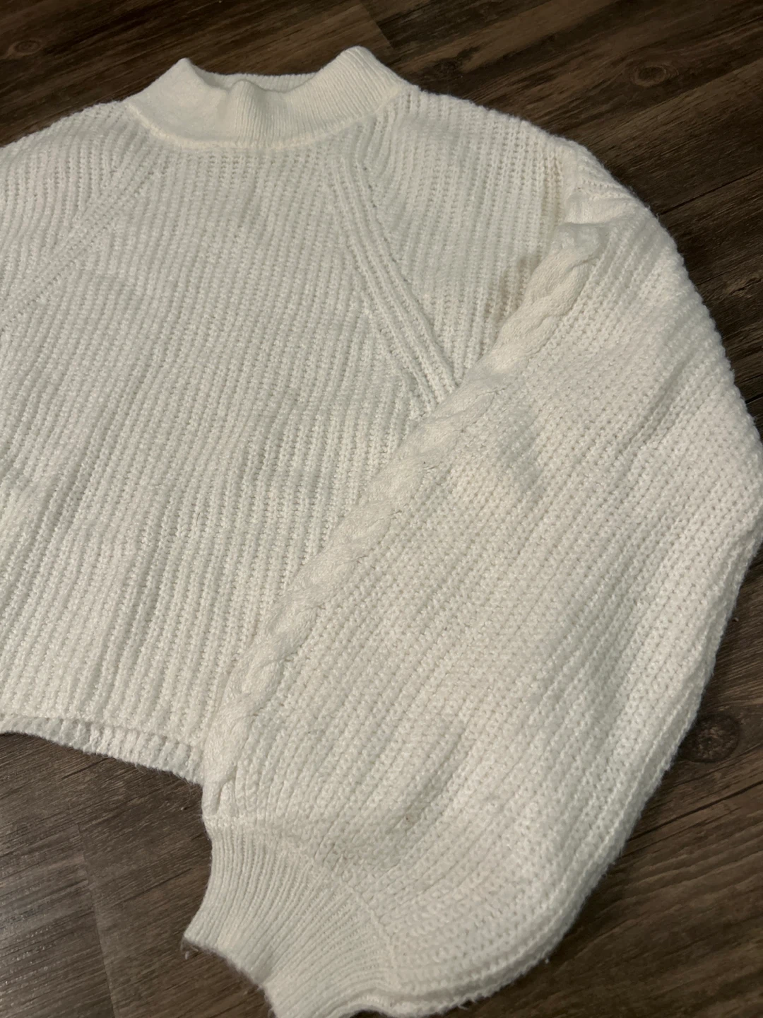 BP. White Knit Sweater - Size M - photo 4
