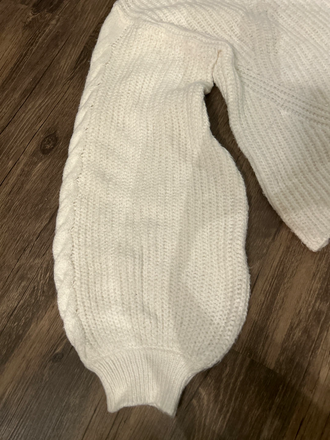 BP. White Knit Sweater - Size M - photo 3