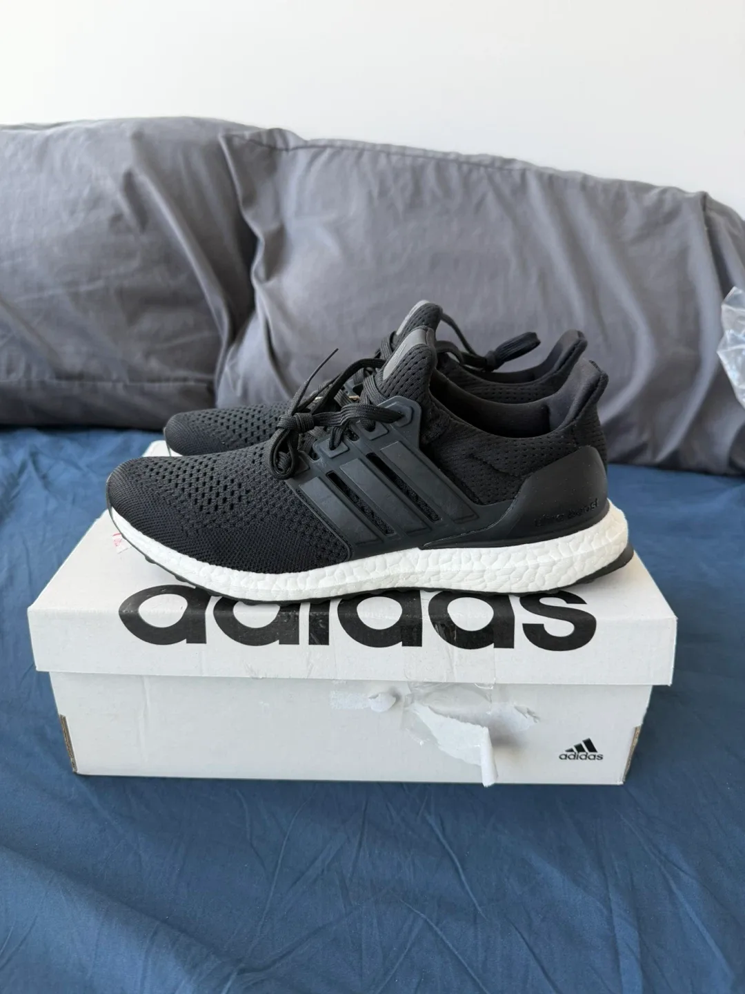 Adidas UltraBoost 1.0 Core Black Running Shoes. thumbnail