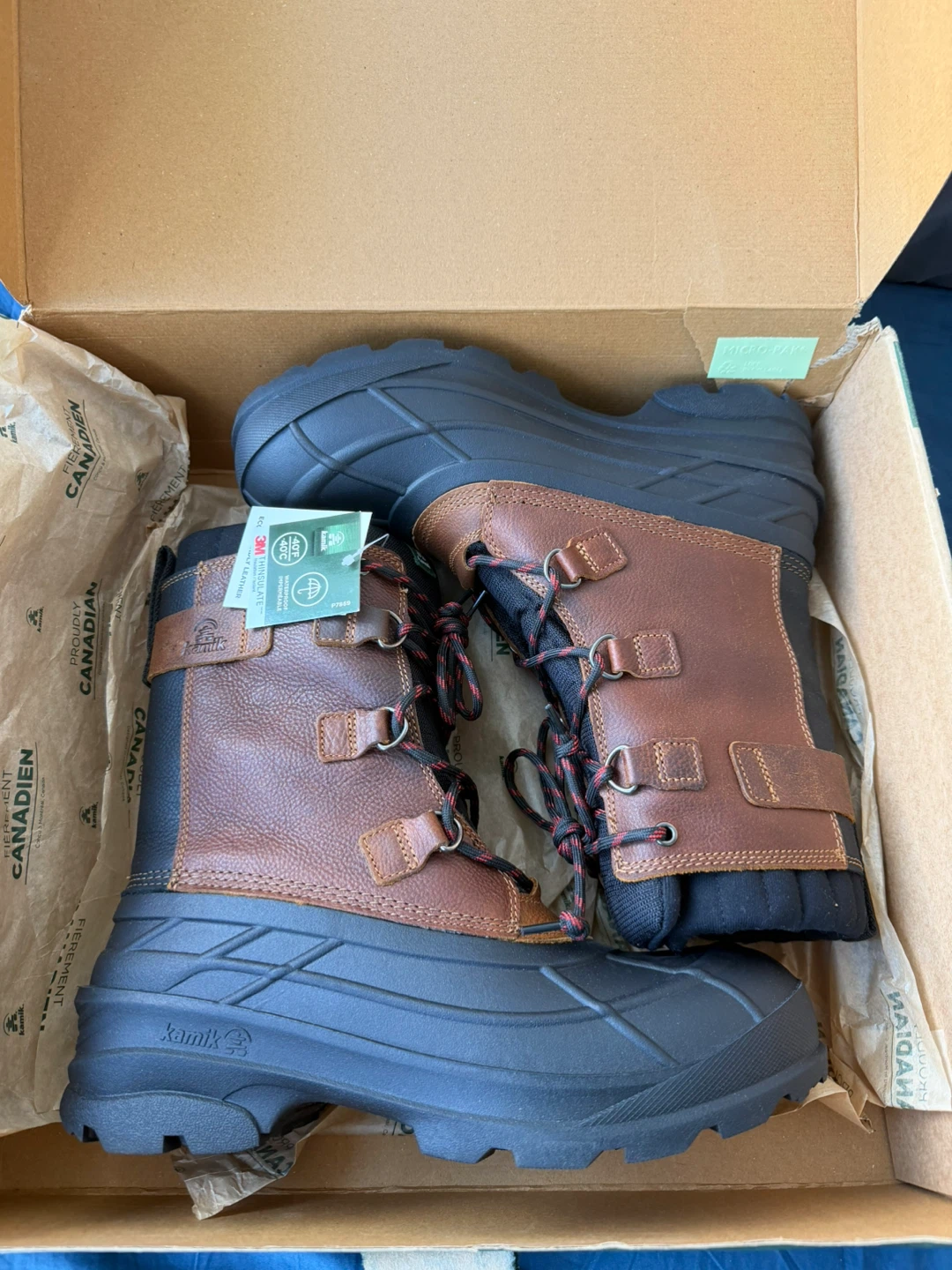 Kamik Abrough Plus Men’s Winter Boots – Size 11