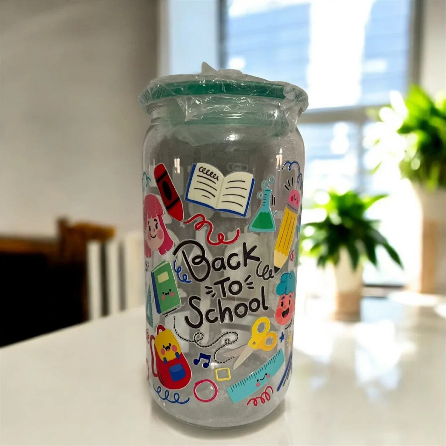 Decorated Plastic Jar $$$6x15 dls image indicator(4)