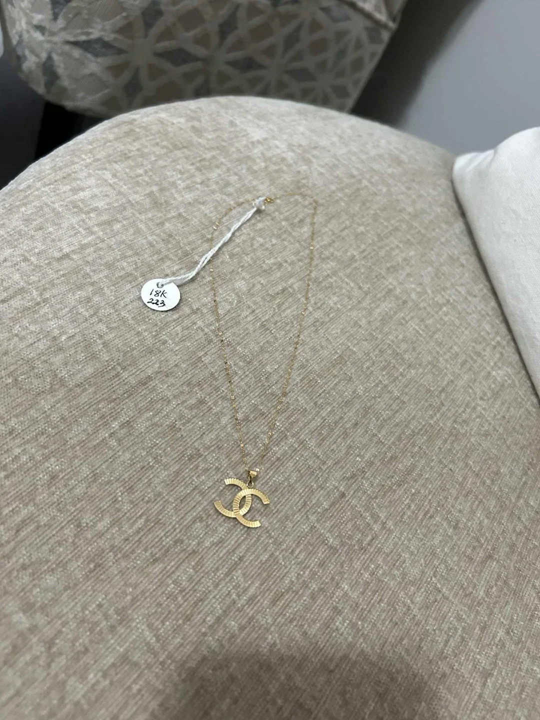 Chanel 18k Gold Necklace