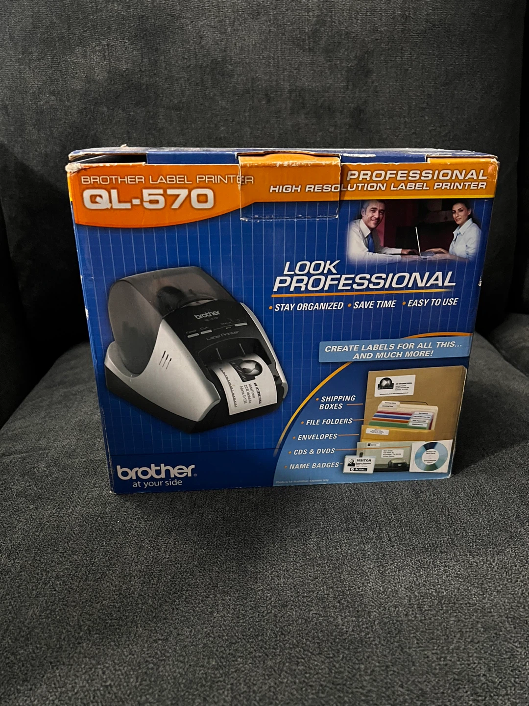 Brother QL-570 Label Printer w/ Box - photo 3