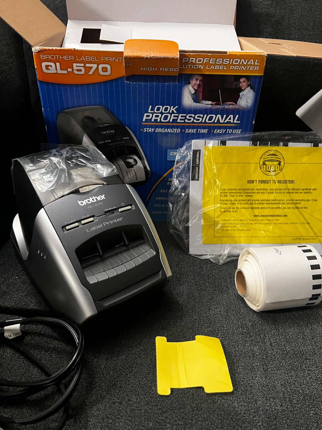 Brother QL-570 Label Printer w/ Box
