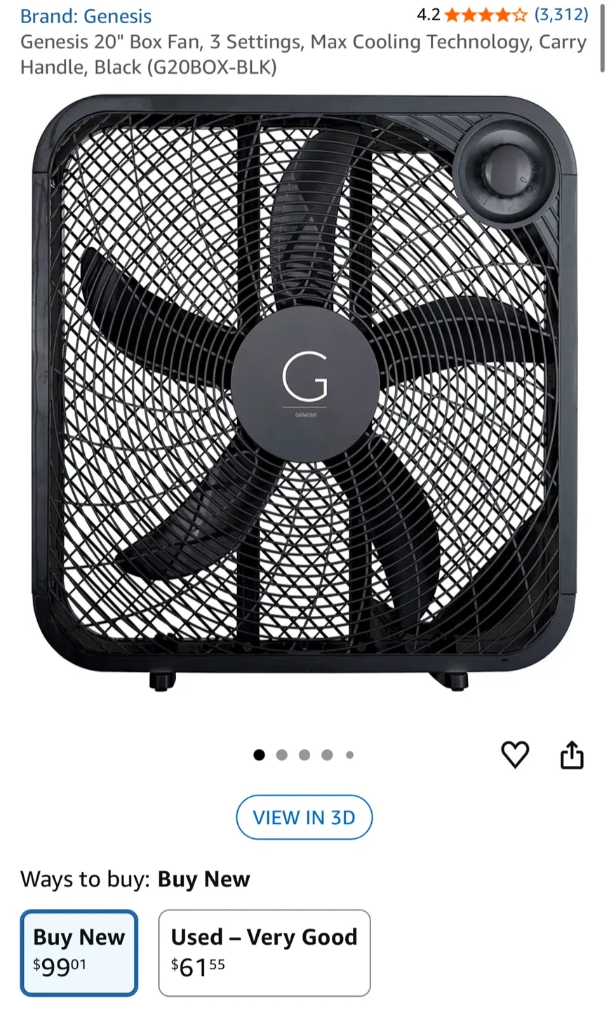 Box Fan - Black image indicator(2)