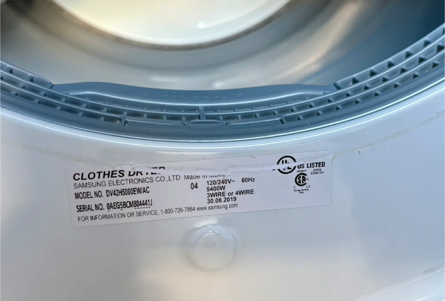 Samsung DV42H5000EW/AC Clothes Dryer image indicator(4)