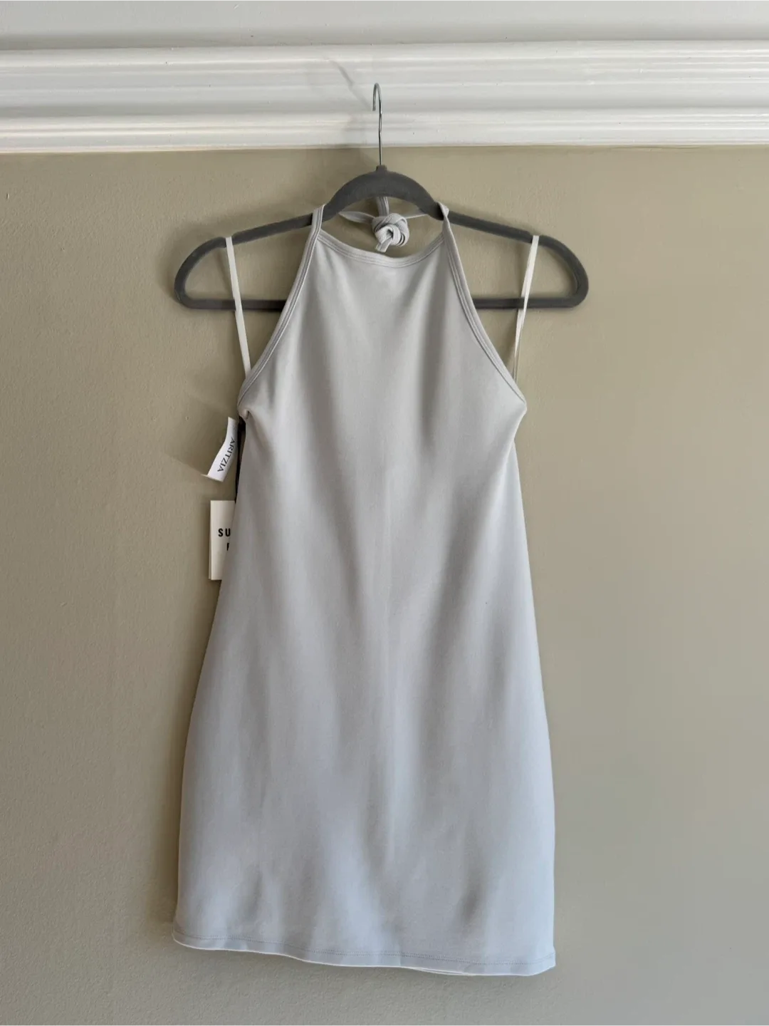 SUNDAY BEST Audrey halter mini dress image indicator(2)