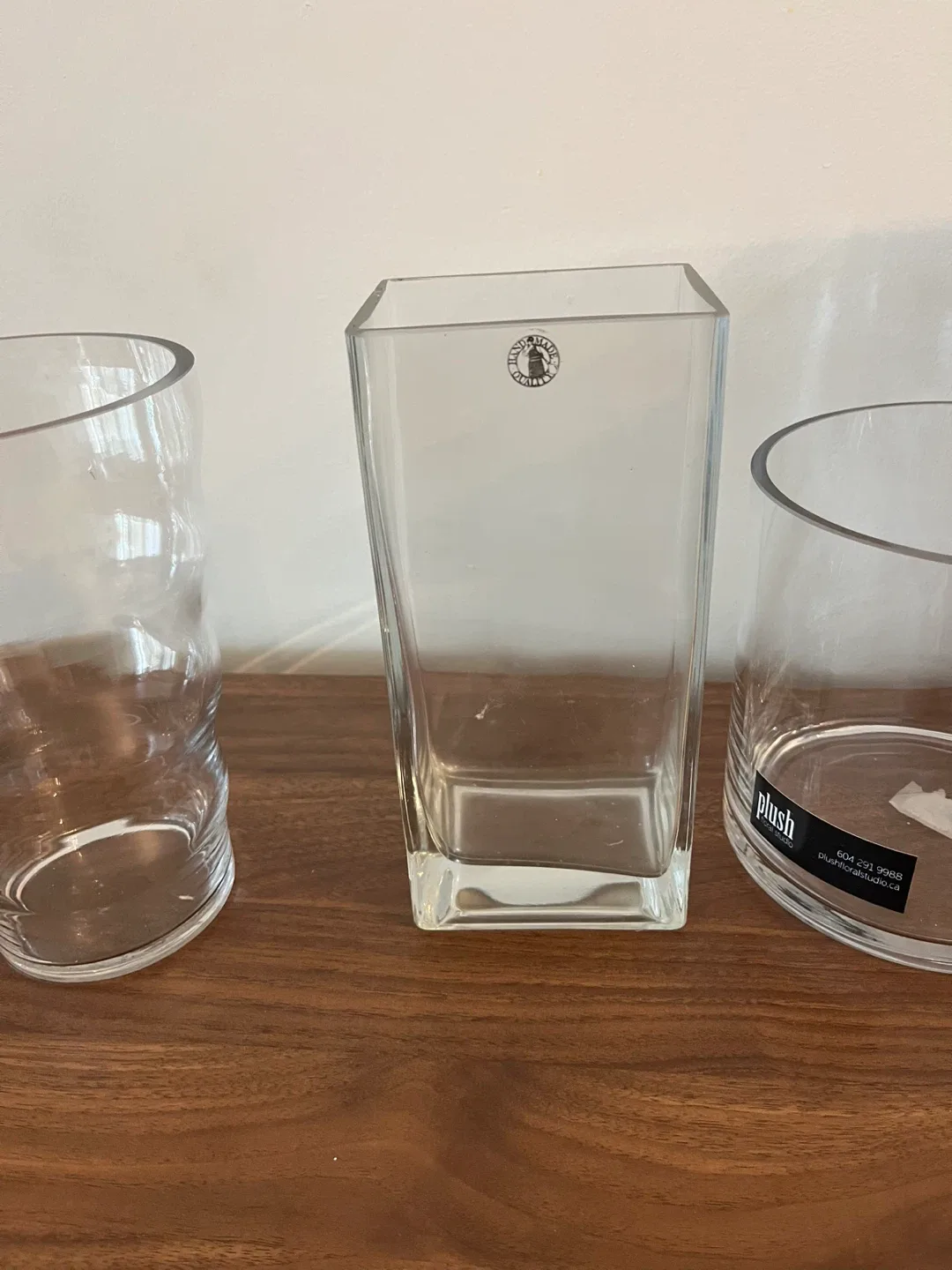 Clear Glass Vases - Assorted Styles image indicator(2)