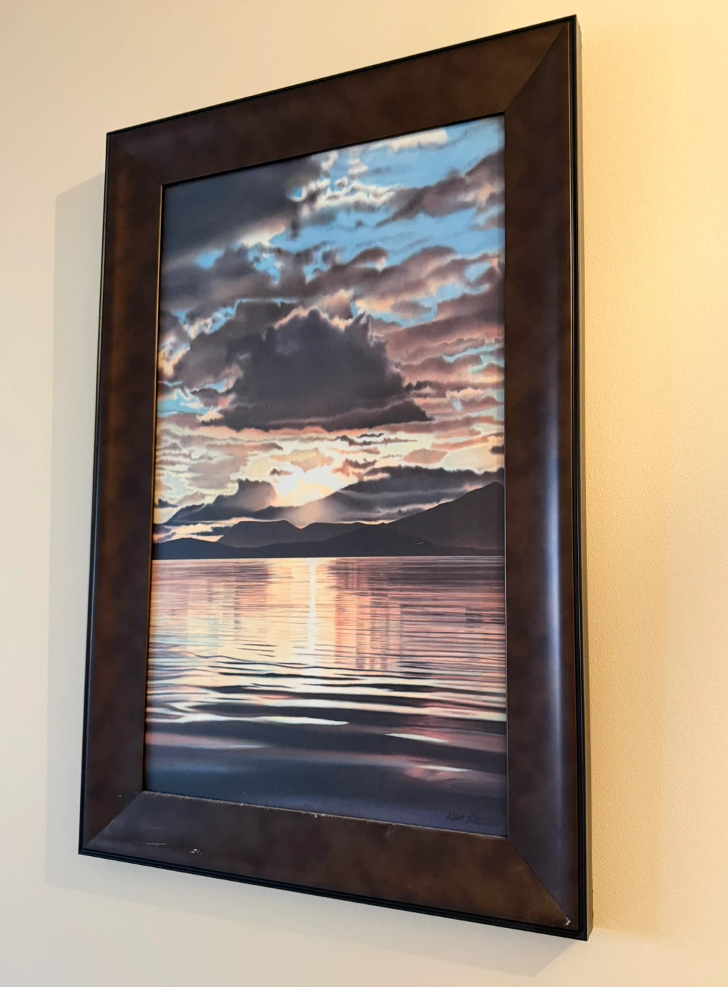 Framed Landscape Art Print - photo 2