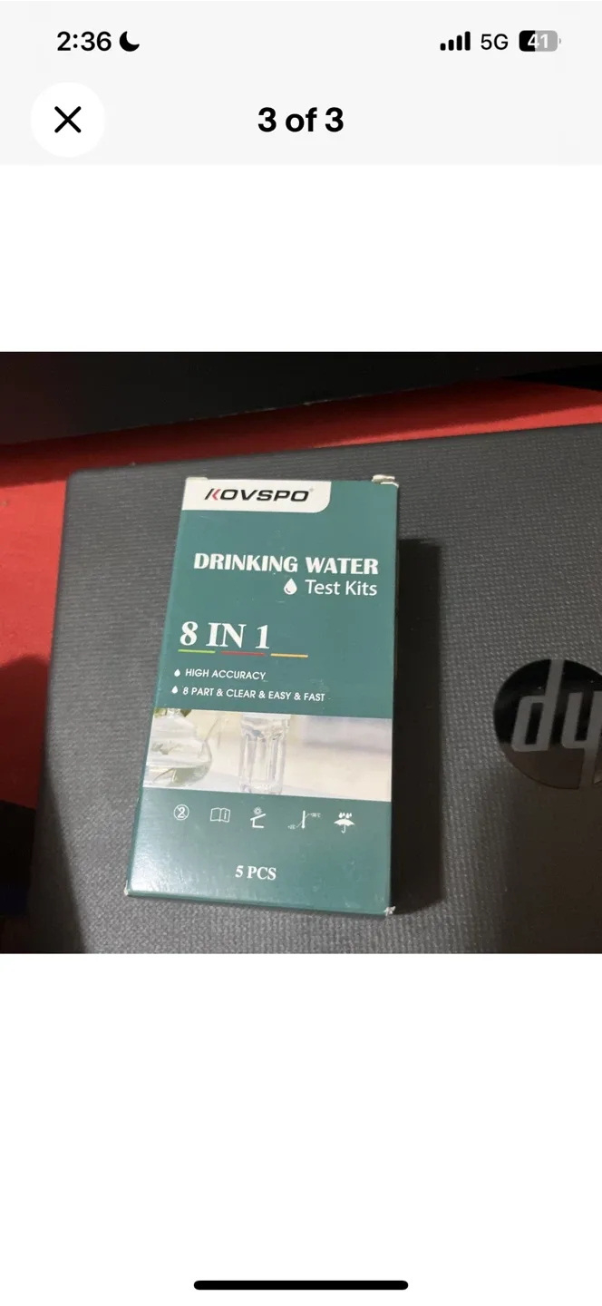 KOVSP Drinking Water Test Kit - 8 in 1 image indicator(3)
