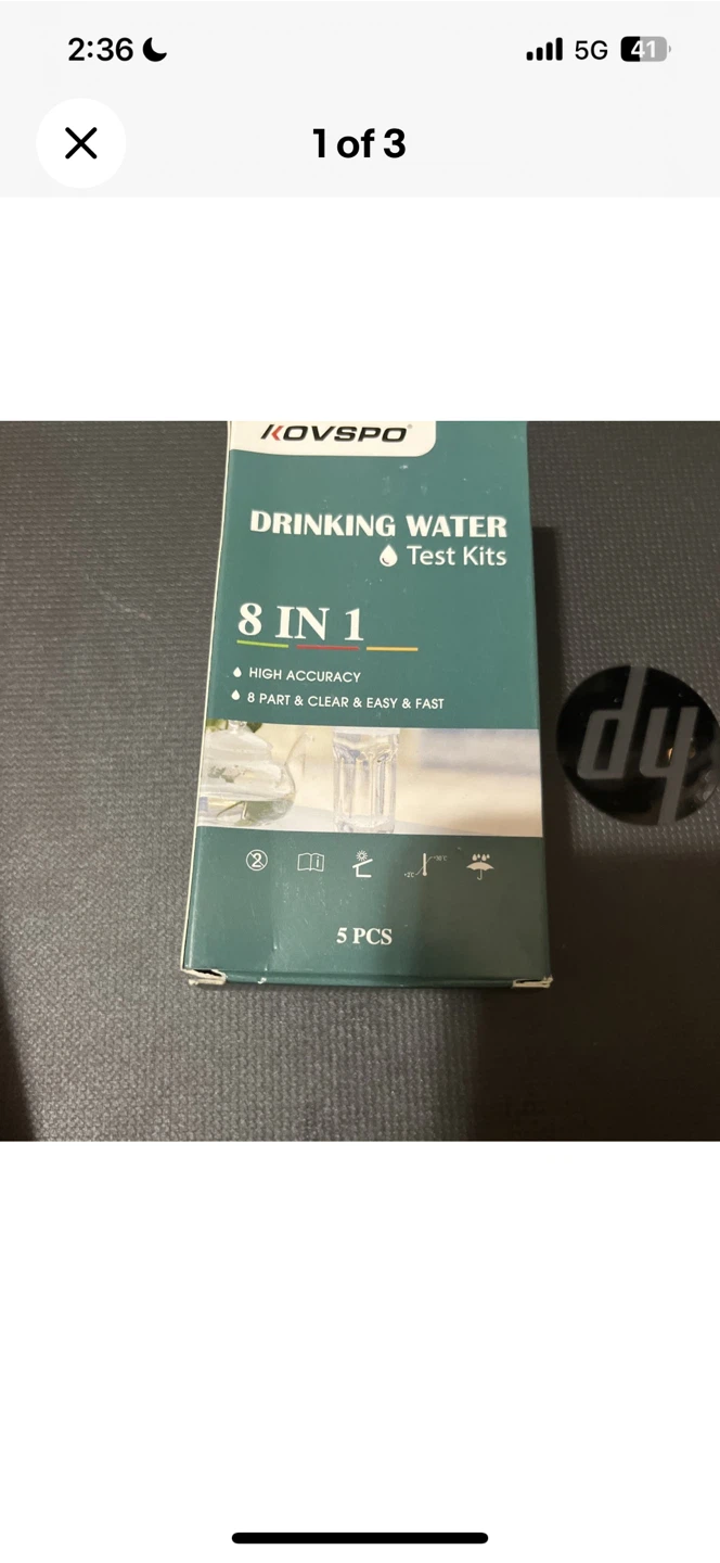 KOVSP Drinking Water Test Kit - 8 in 1 - photo 2