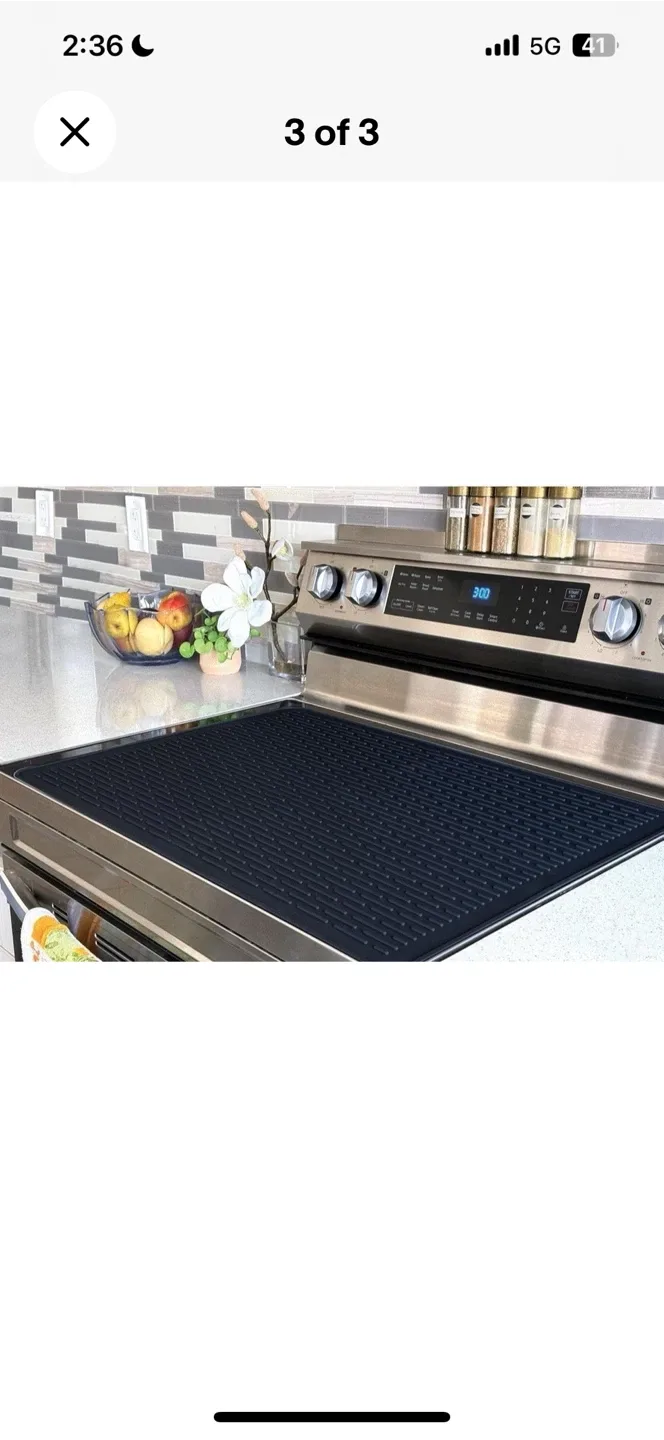 ABRA Silicone Stove Top Cover - New in Box! image indicator(3)