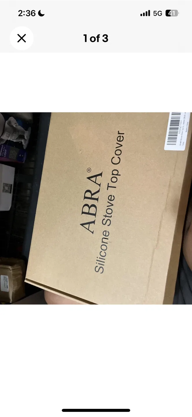 ABRA Silicone Stove Top Cover - New in Box! thumbnail
