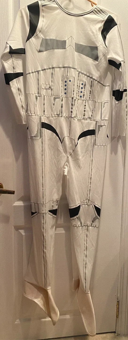 Star Wars Stormtrooper Onesie Costume. 8 to 10 years old thumbnail