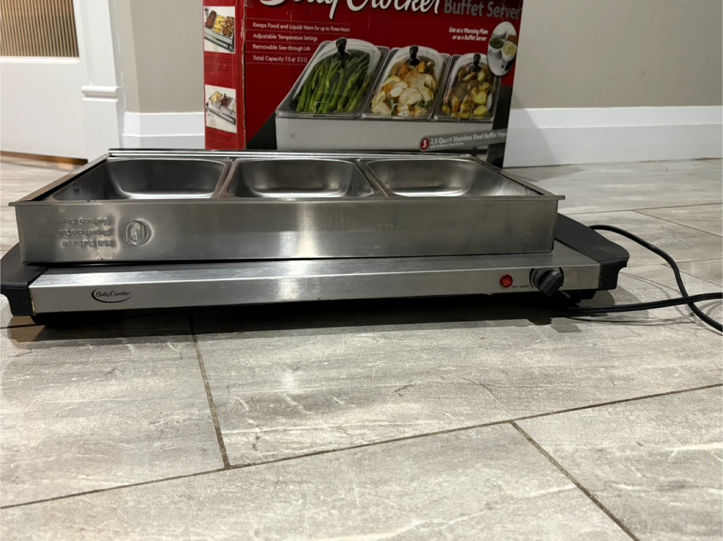 Stainless Steel Buffet Server - Pickup for Thursday - photo 2