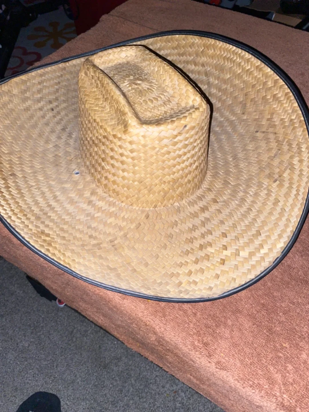 AUTHENTIC STRAW MEXICAN HAT LARGE image indicator(5)
