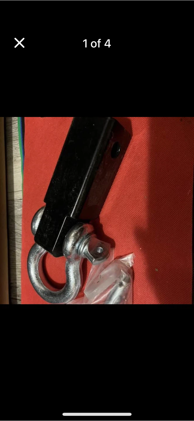 Hitch Receiver with Shackle