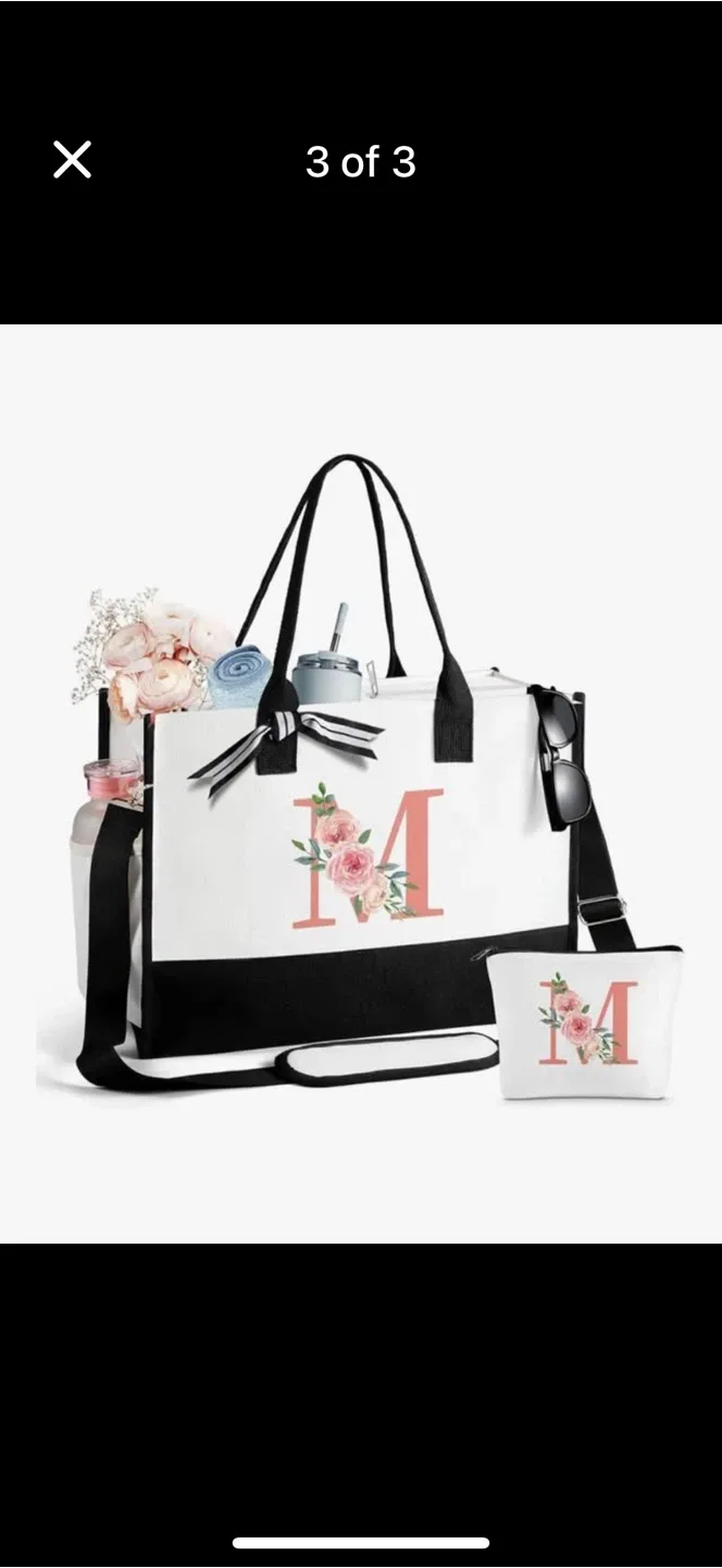 FURTOM Tote Bag & Cosmetic Bag Set image indicator(2)