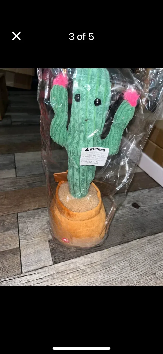 Dancing Cactus Plush Toy thumbnail