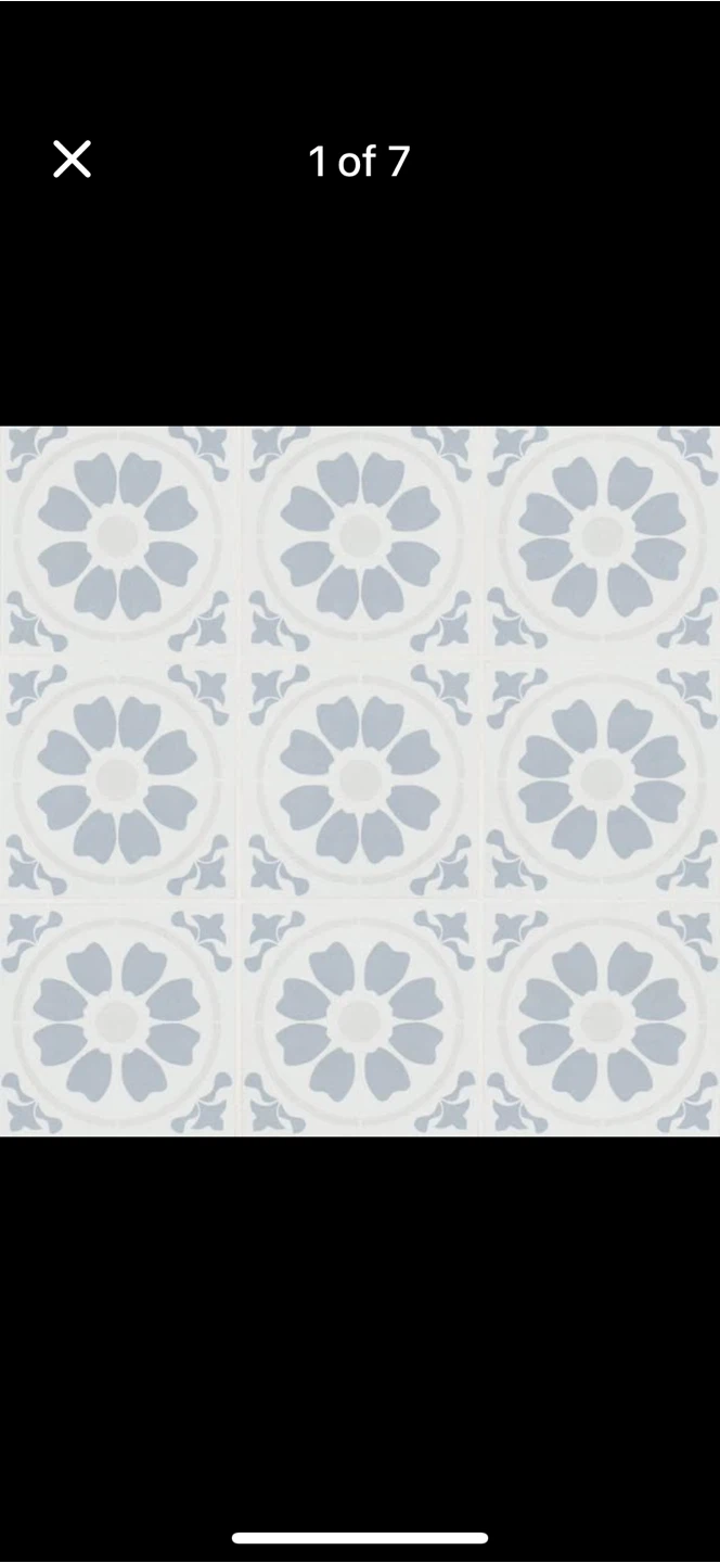Matte Porcelain Tile, in. x 8 in. Tamensa Encaustic - photo 5