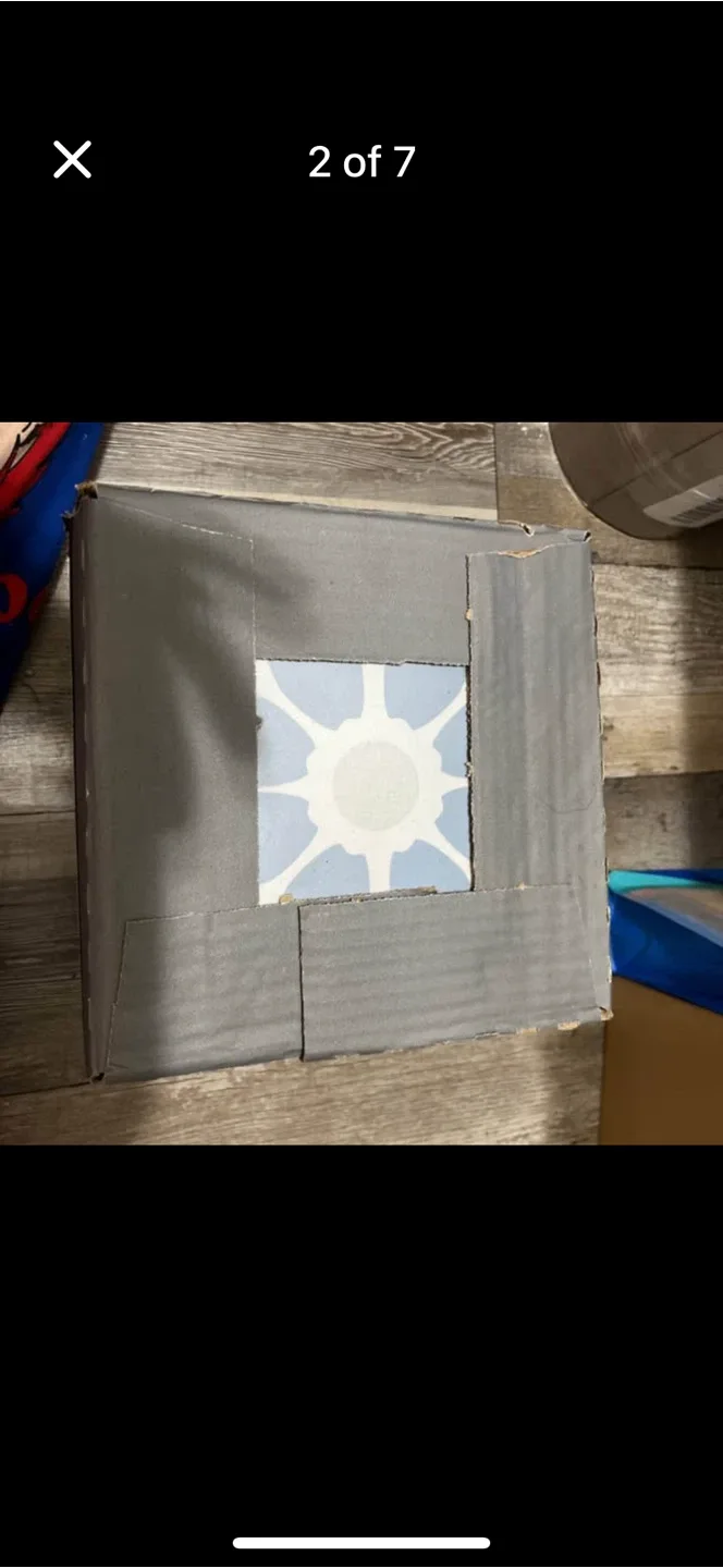 Matte Porcelain Tile, in. x 8 in. Tamensa Encaustic image indicator(6)