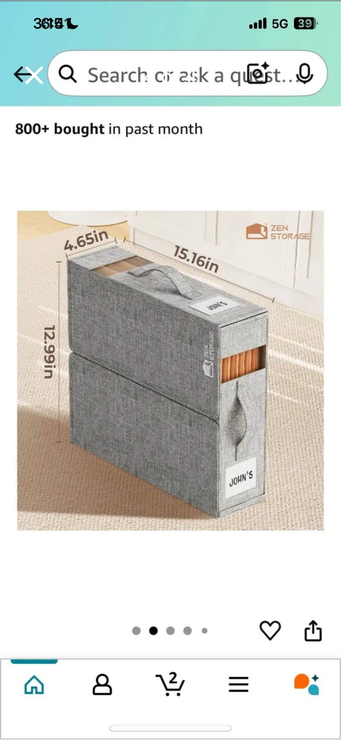 Zen Storage Bed Sheet Organizer - photo 3