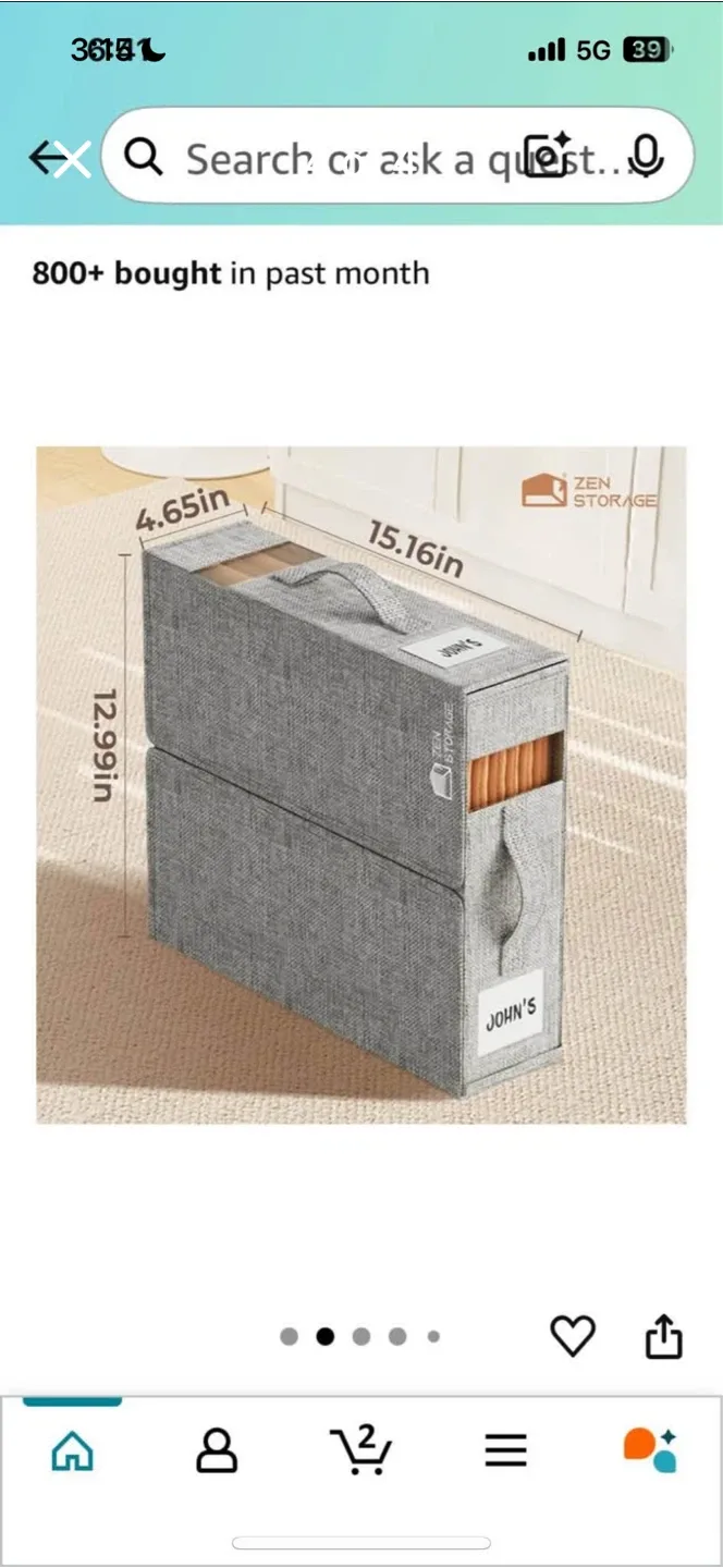 Zen Storage Bed Sheet Organizer image indicator(3)