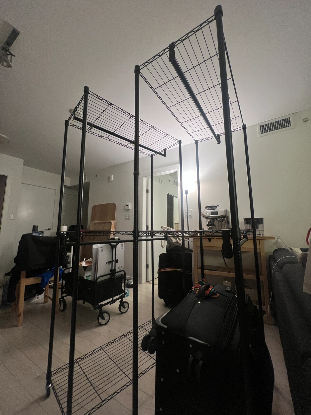 Metal Garment racks for Closet storage