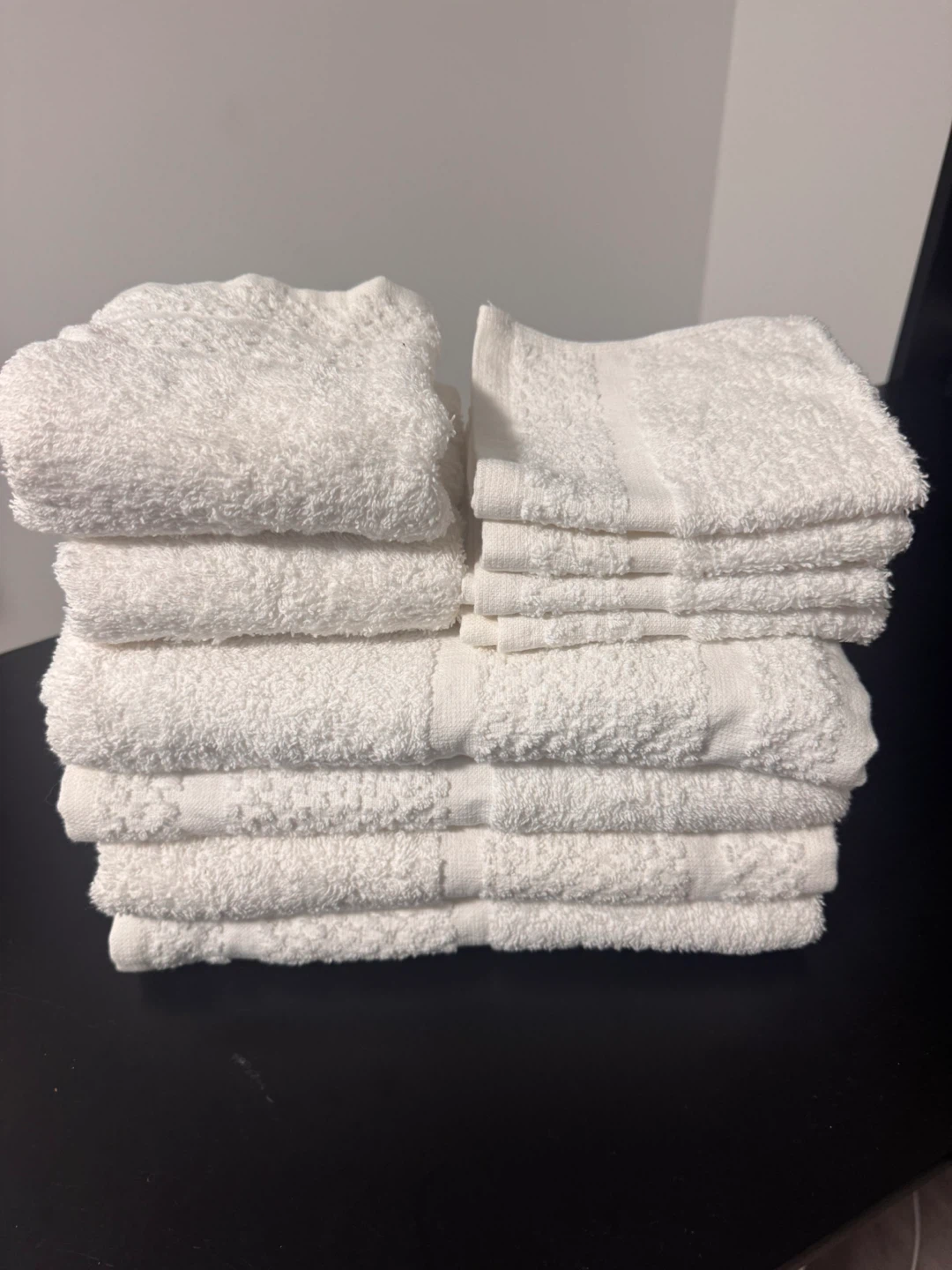 Mainstays White Cotton Towels - Set of 10