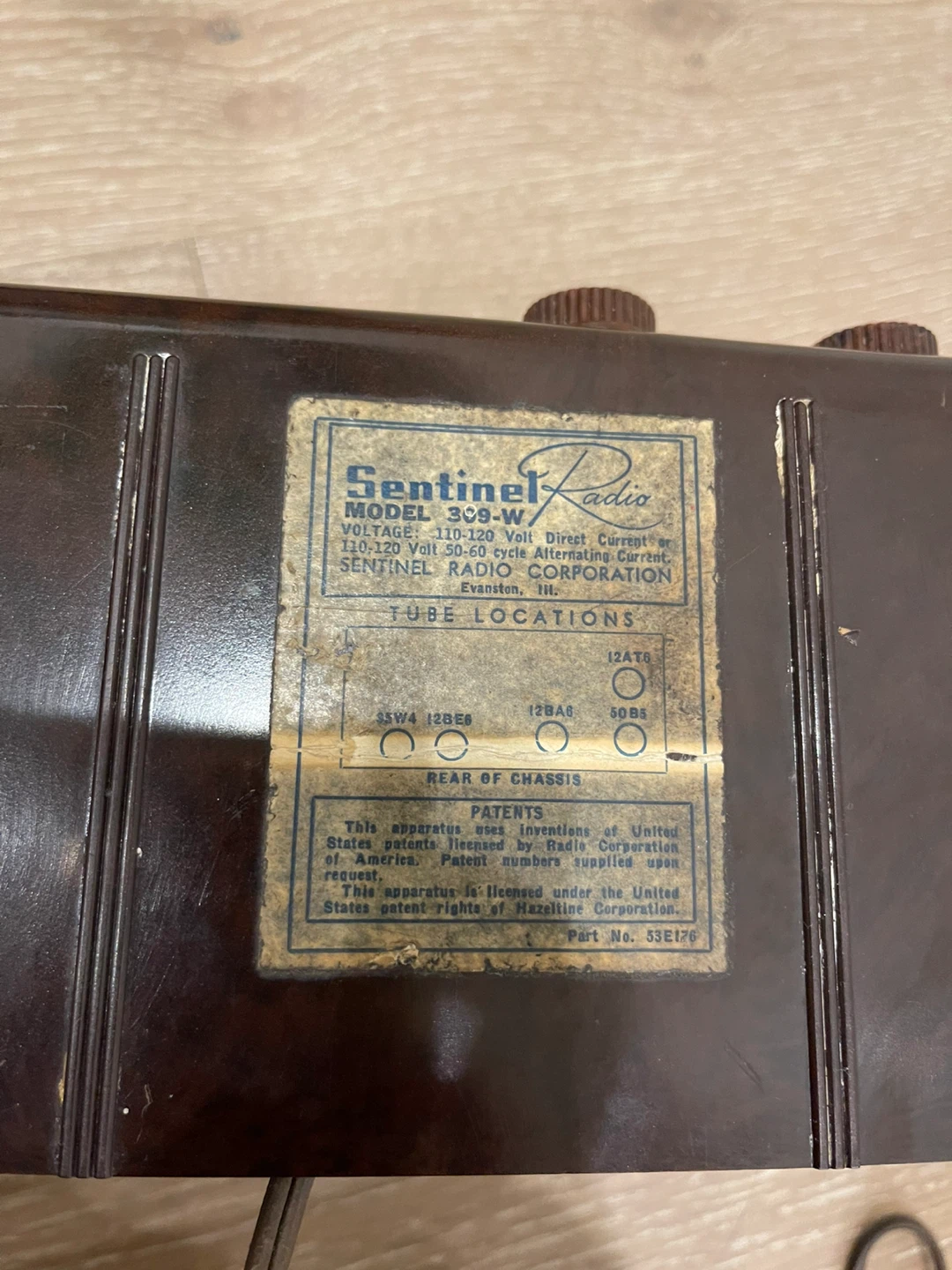 Vintage Sentinel Radio Model 309-W - photo 3