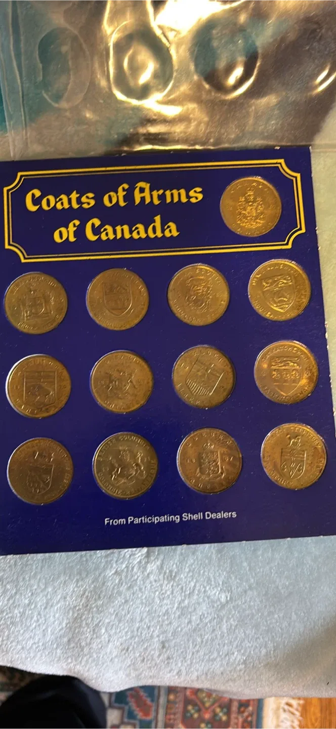 Coats of Arms & Floral Emblems of Canada Coins image indicator(2)