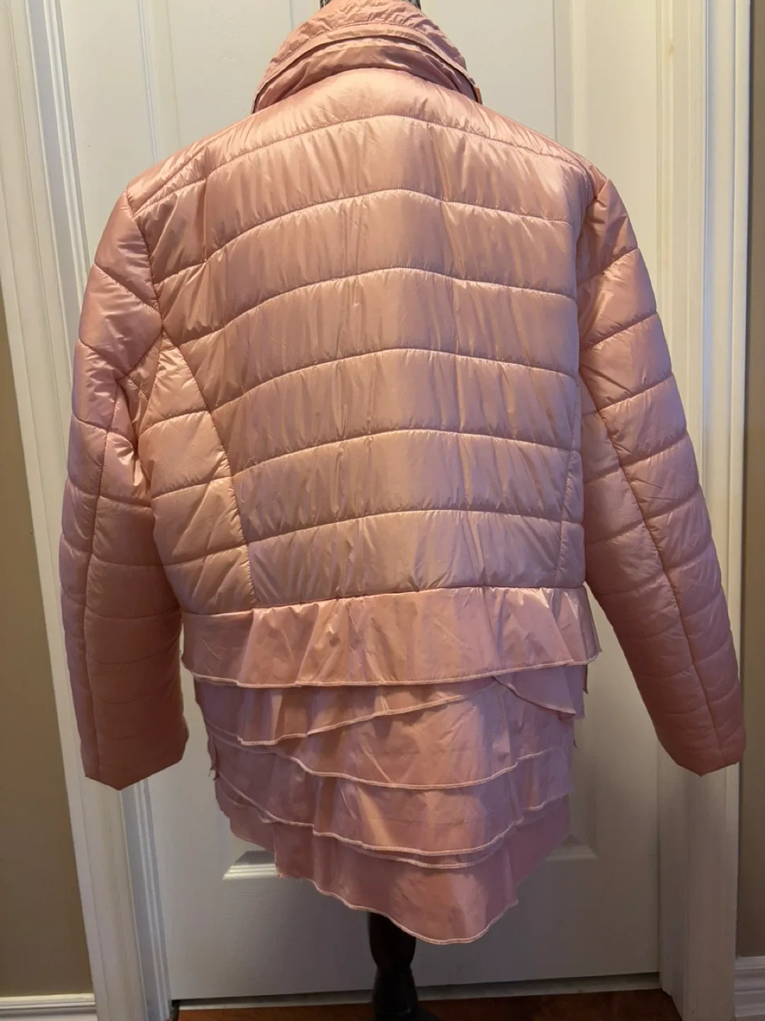 Chico's Pink Puffer Jacket - Size 4 (US 20/22) image indicator(2)