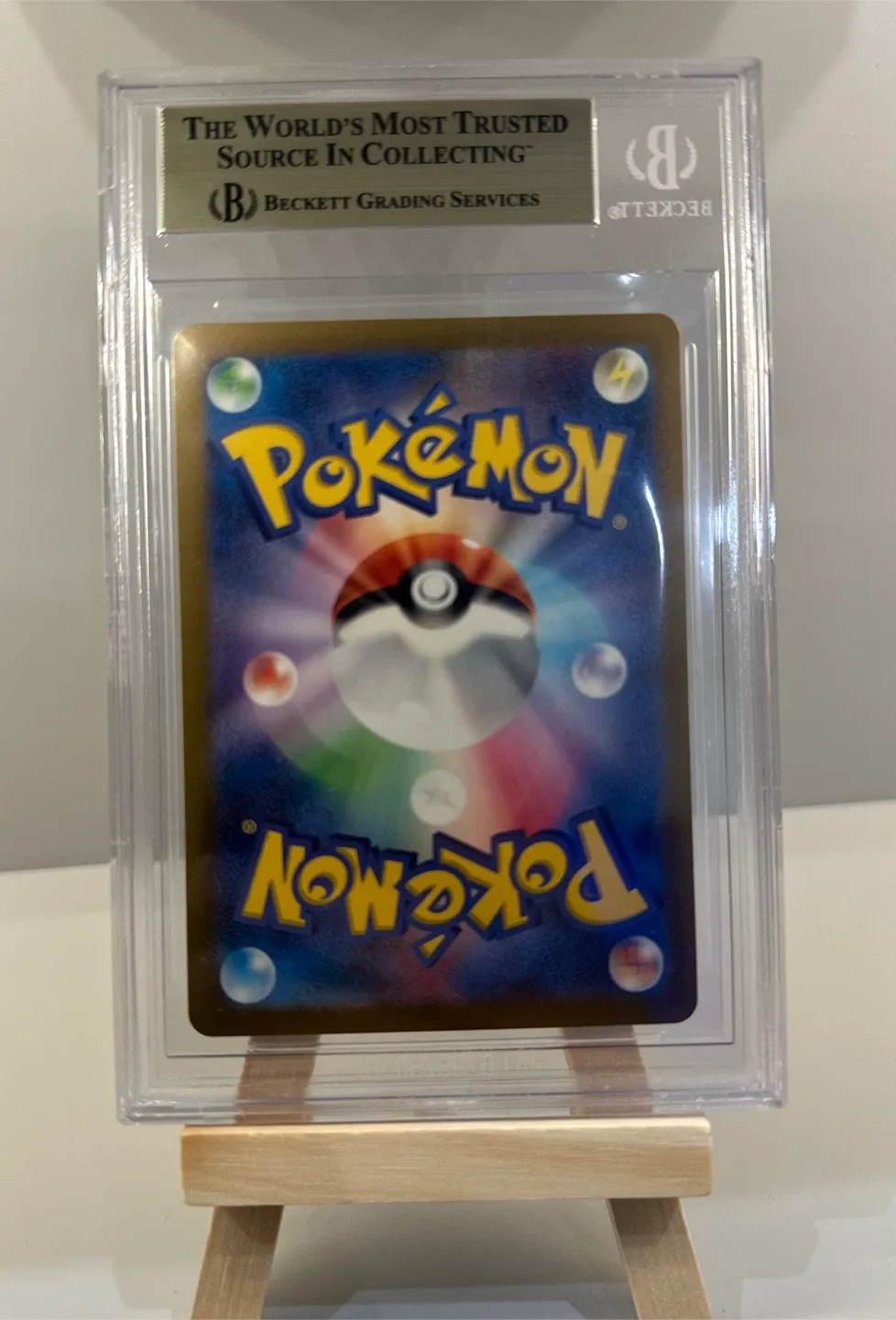 Blastoise EX Foil Pokemon Card - Beckett Graded 9.5 image indicator(2)