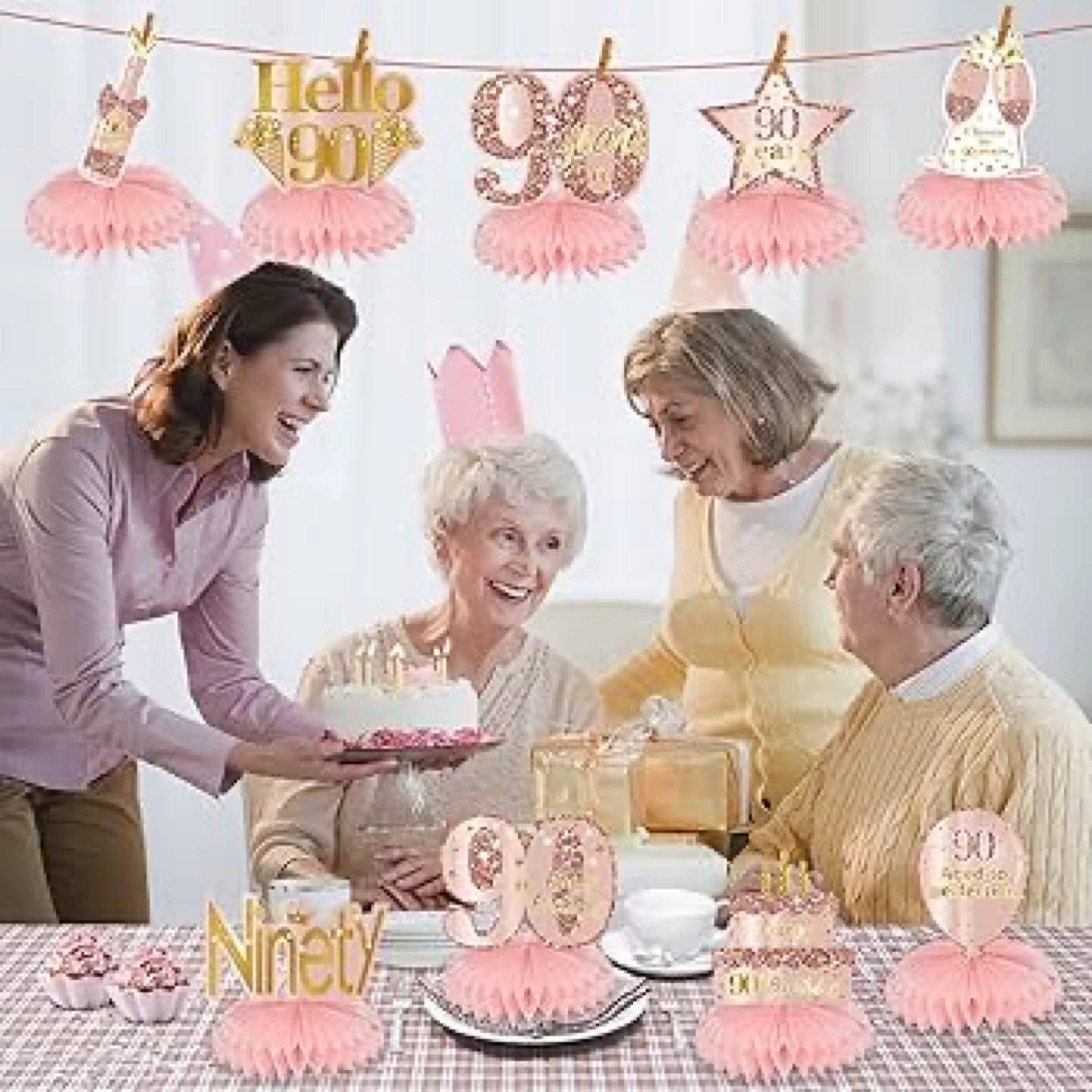 Turypaty 90th Birthday Decorations - New in Package!