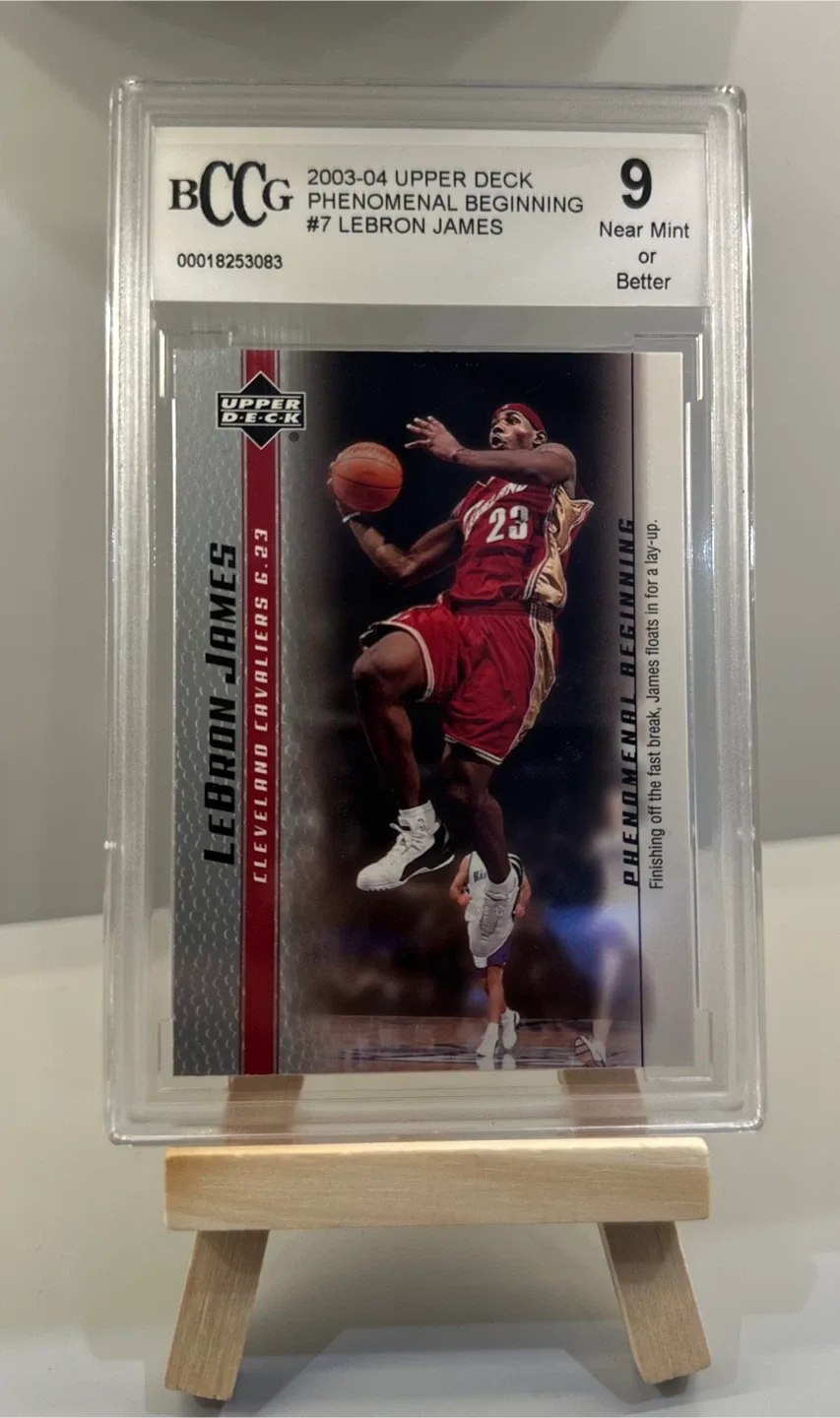 LeBron James 2003-04 Upper Deck Rookie Card BCCG 9