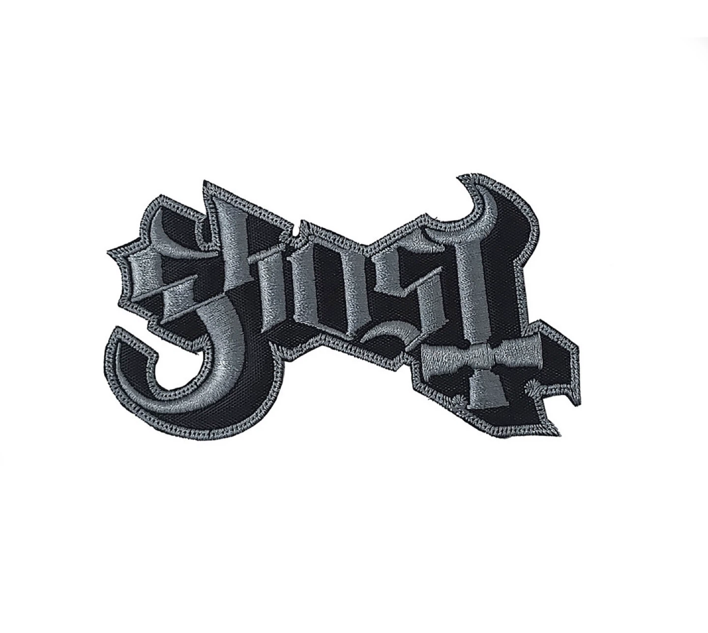 New Ghost Band Logo Patch - Embroidered Applique - photo 2