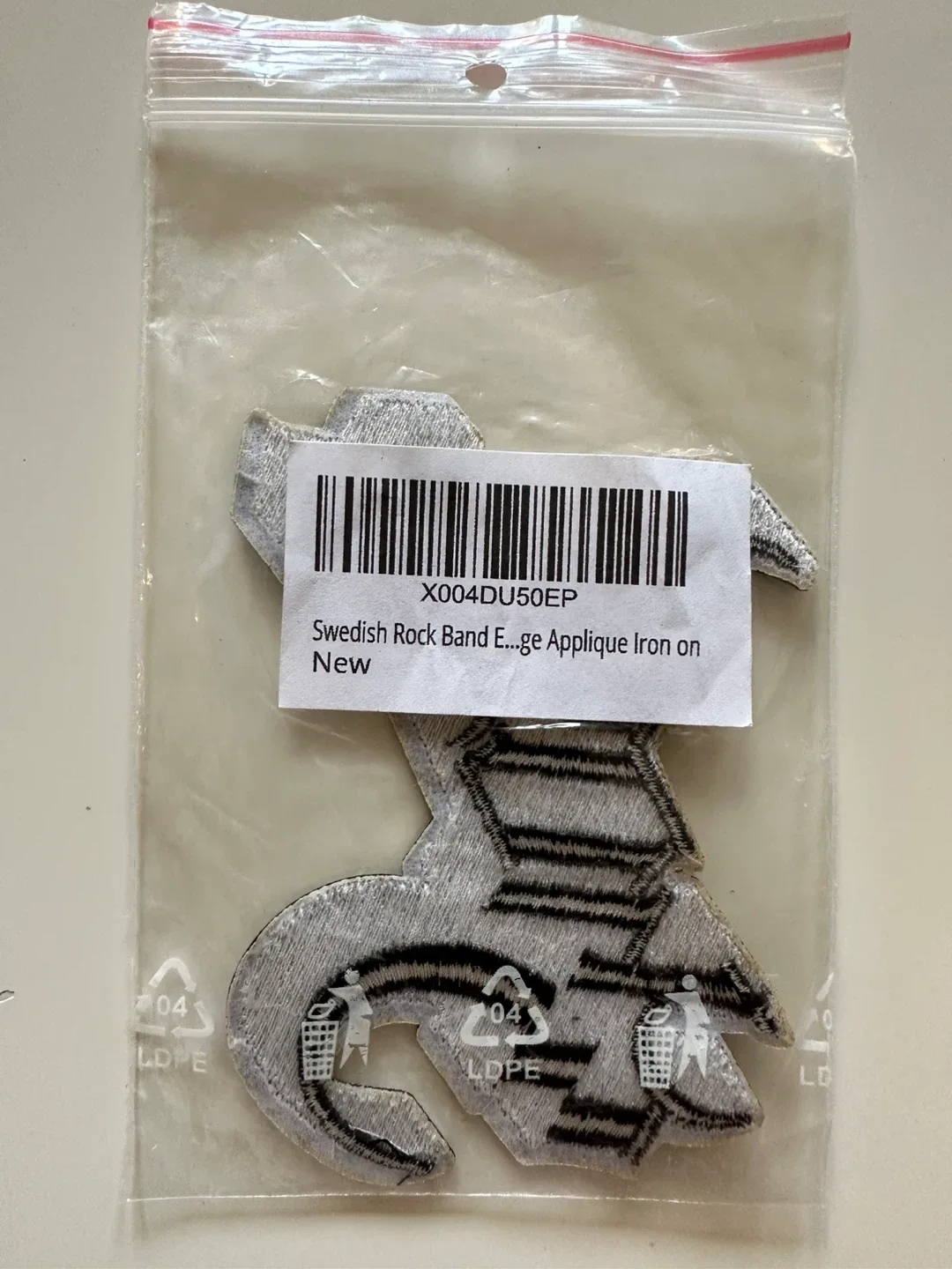 New Ghost Band Logo Patch - Embroidered Applique image indicator(4)